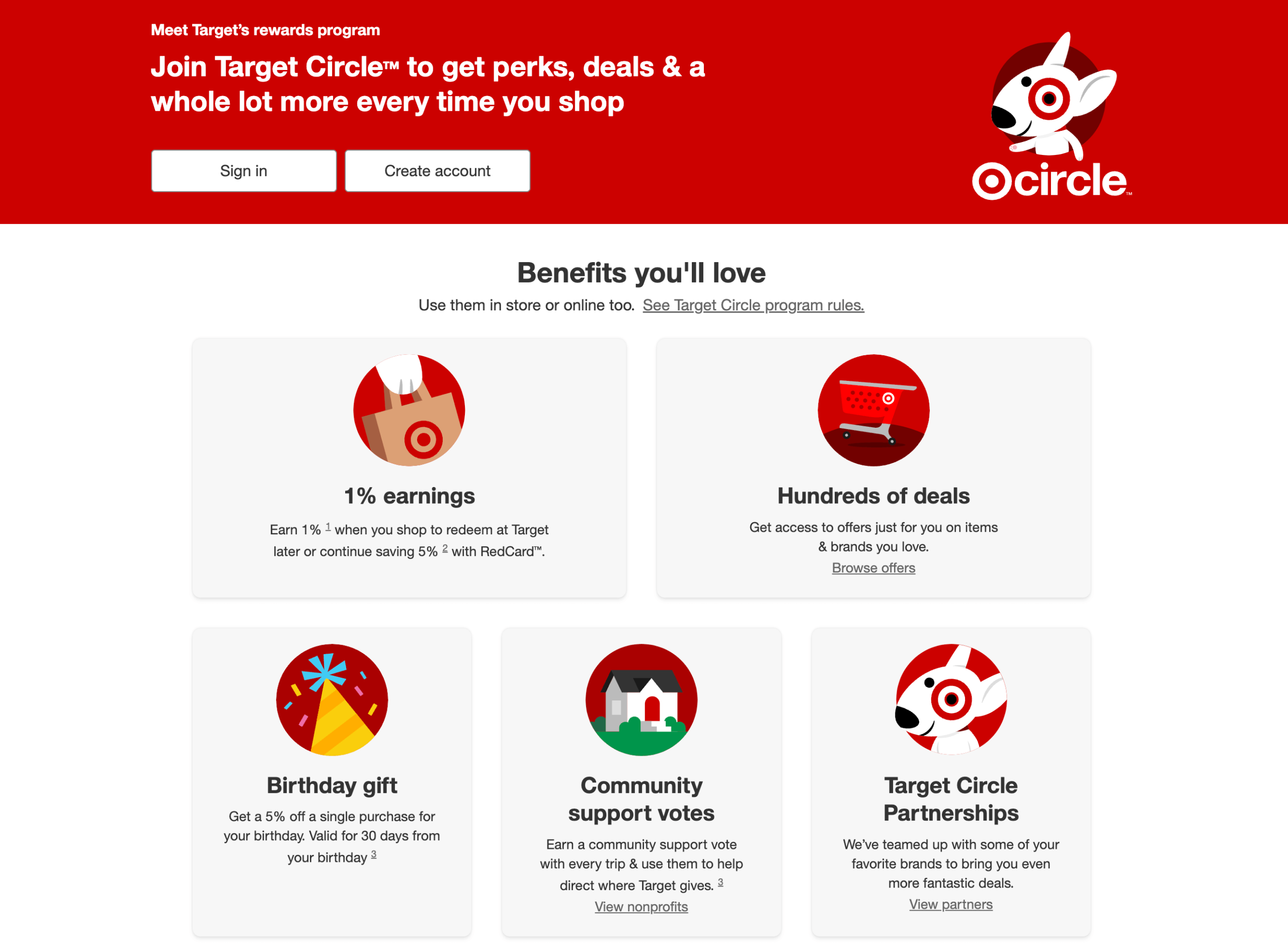 Target Circle loyalty program