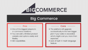The Best Ecommerce Platforms: Pros & Cons 7