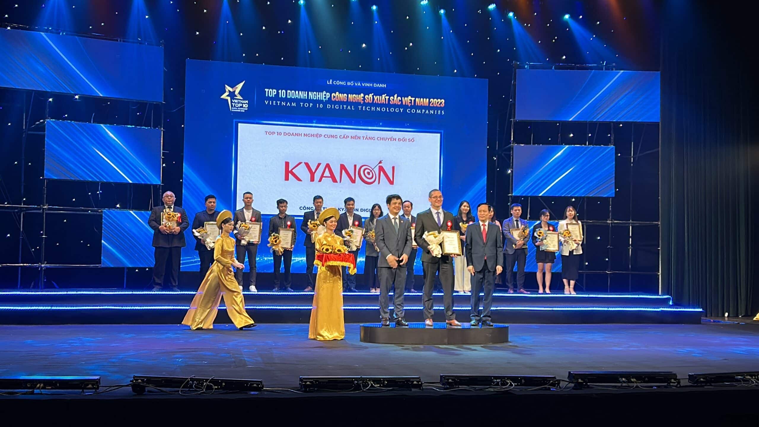 Kyanon Digital won the top 10 digital technology companies vietnam 2023