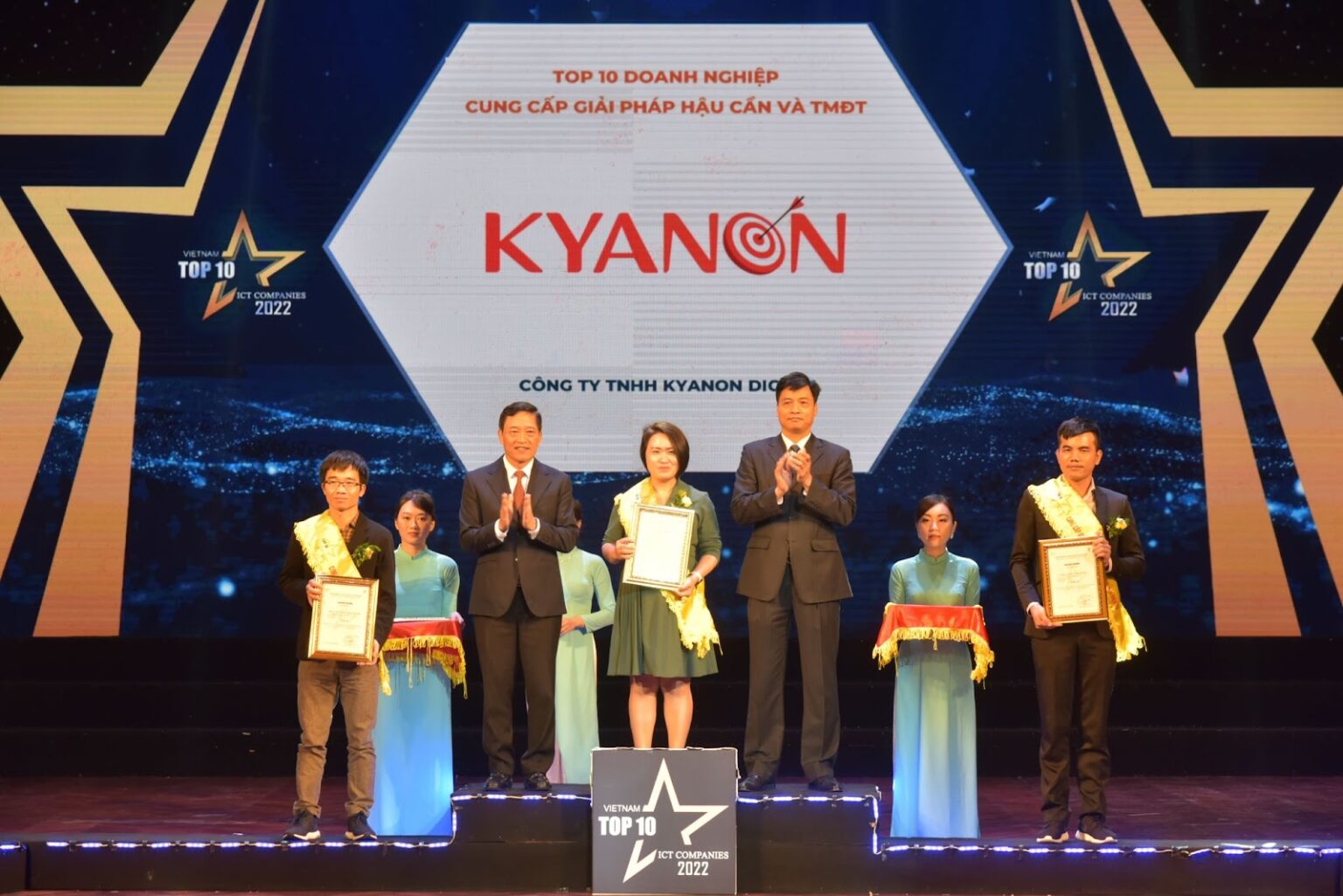 Kyanon Digital won Top 10 ICT Companies Vietnam 2022