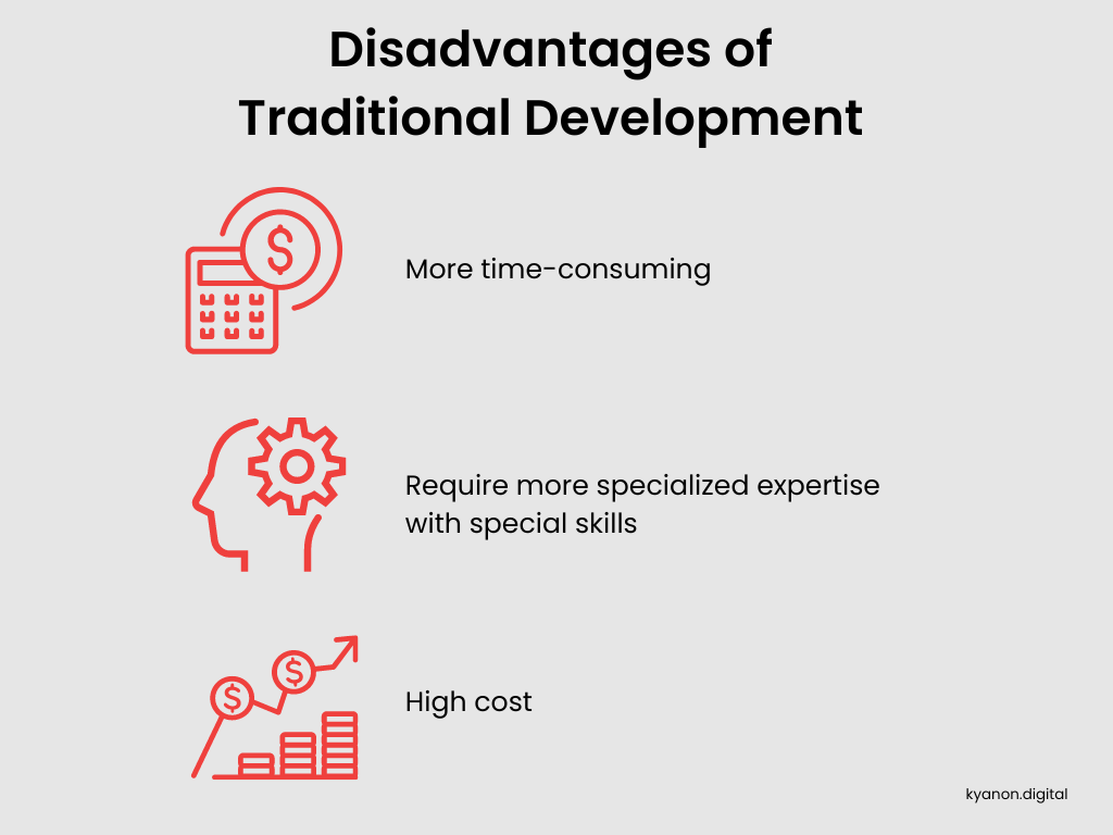 Low-code vs. Traditional Development Comparison 4