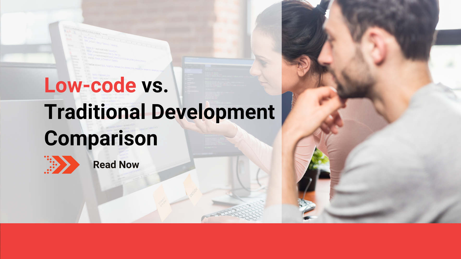 Low-code vs Traditional development Comparison