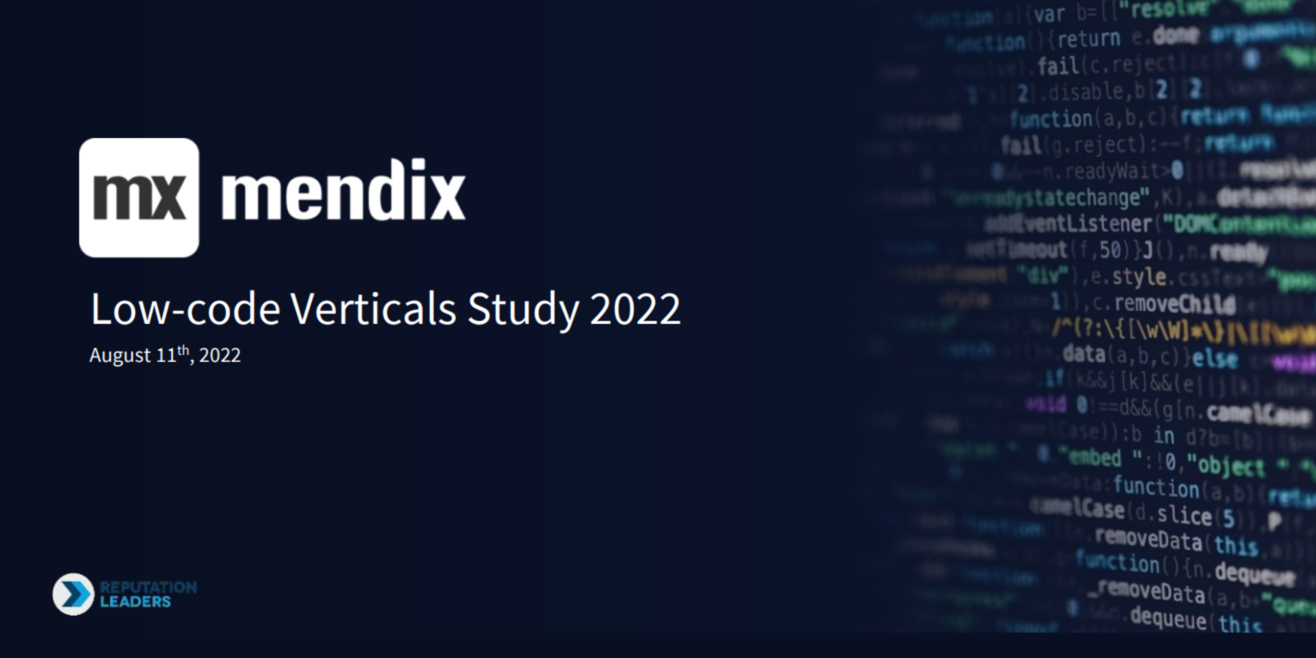 Mendix 2022 State Of Low-code Report