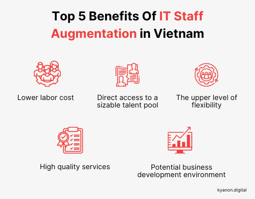 Top 5 Benefits Of IT Staff Augmentation in Vietnam