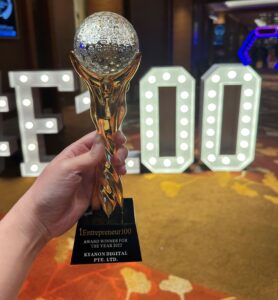 kyanon digital achieves entrepreneur 100 award singapore 1