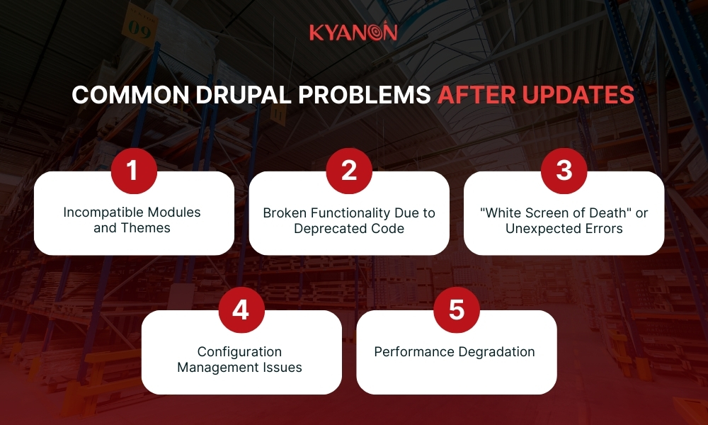 Common Drupal Problems After Updates