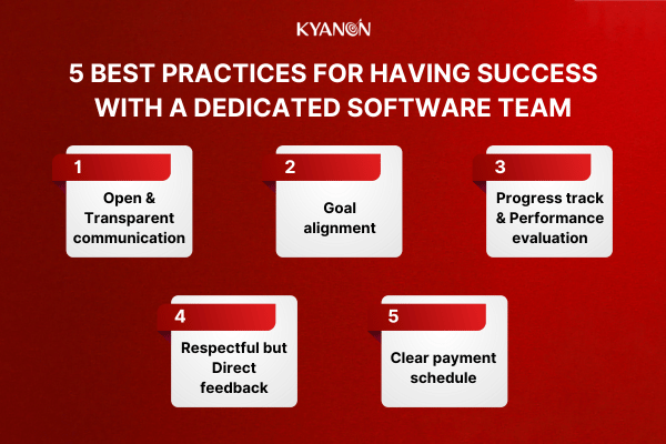 5 Best Practices For Having Success With A Dedicated Software Development Team