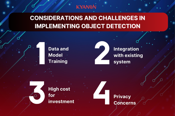 Considerations and Challenges when applying Object Detection