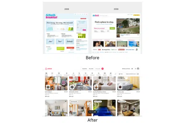 airbnb-redesign-between-2008-and-2009-vs-now-kyanon-digital