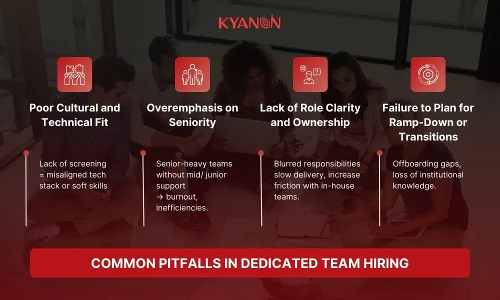Common Pitfalls in Dedicated Team Hiring