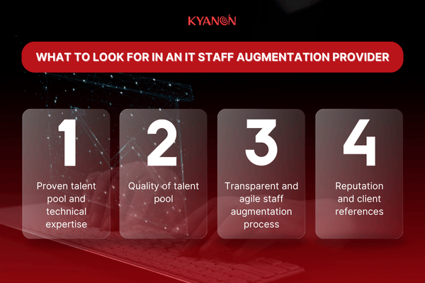 What to look for in an IT staff augmentation provider