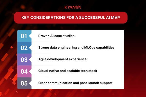 How to select the right AI MVP development partner