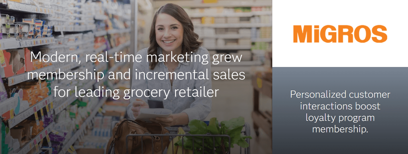Migros uses SAS MarTech solutions to personalize customer journeys, optimize campaign strategies and enhance customer engagement