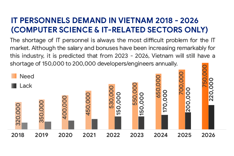 IT human resource demand in the Vietnamese software industry