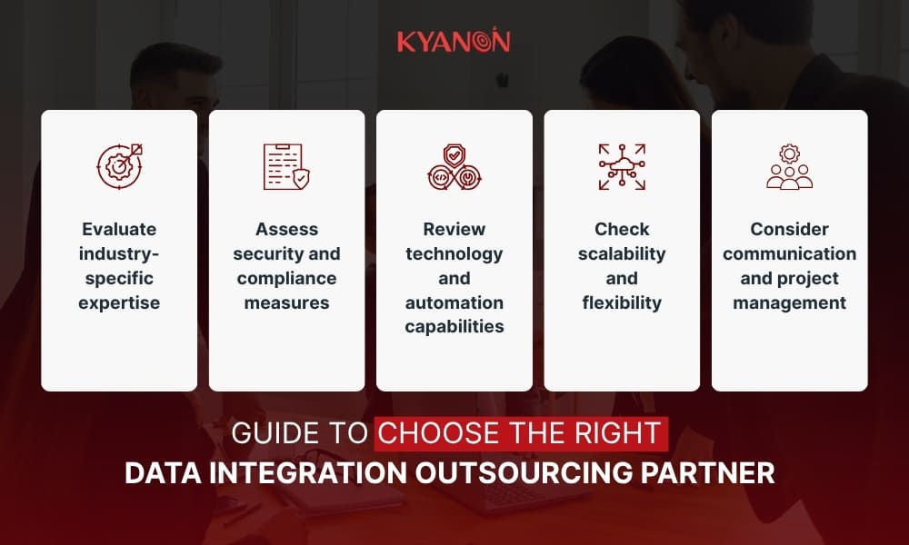 Guide to choose the right data integration outsourcing partner