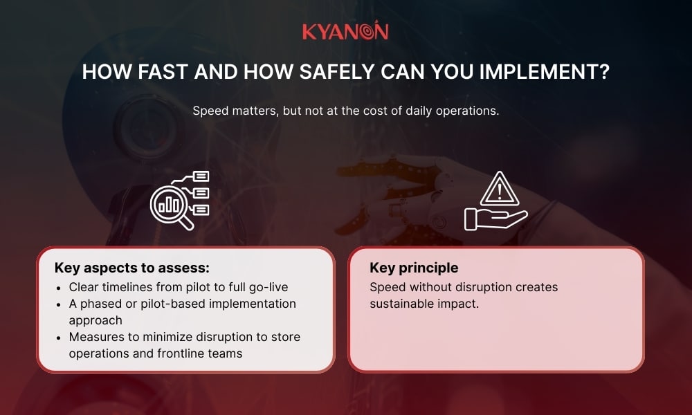 How fast and how safely can you implement?