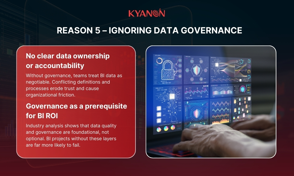Reason 5 – Ignoring data governance