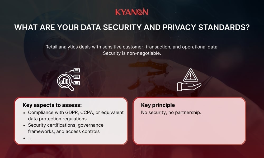 What are your data security and privacy standards?