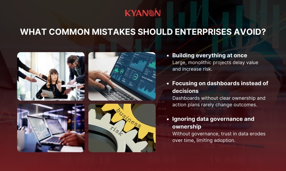 What common mistakes should enterprises avoid?