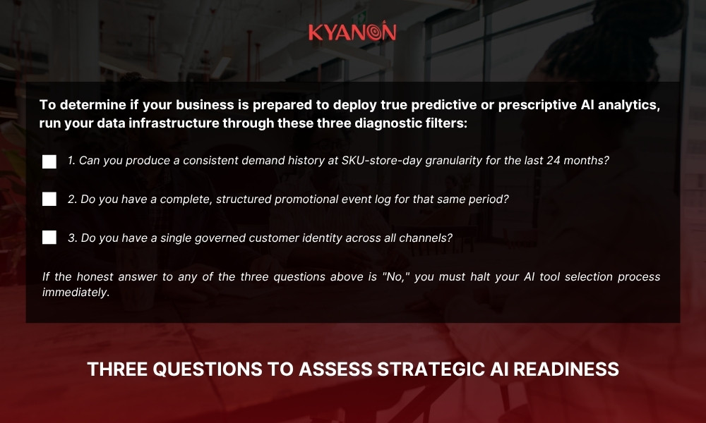 The executive framework: Fix the data layer first