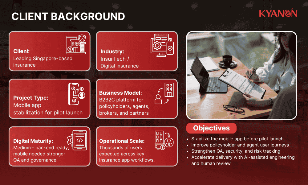 client-background-accelerating-singapore-digital-insurance-app-launch-readiness-with-an-ai-driven-agile-team-case-study-kyanon-digital
