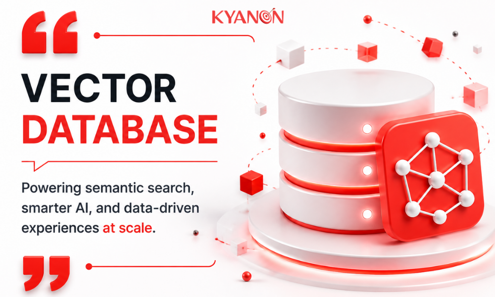 A vector database is a specialized storage system that indexes high-dimensional vectors to enable semantic similarity search rather than exact keyword matching.