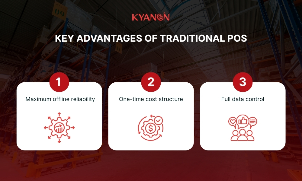 Key advantages of Traditional POS