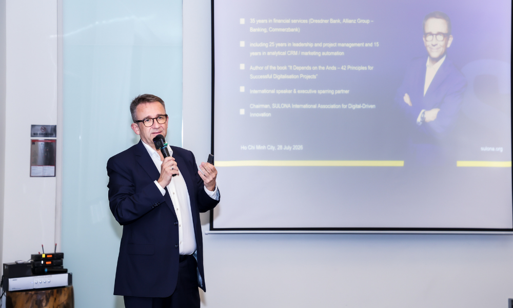 Mr. Christian Peter, Chairman of the Soluna International Association for Digital-Driven Innovation