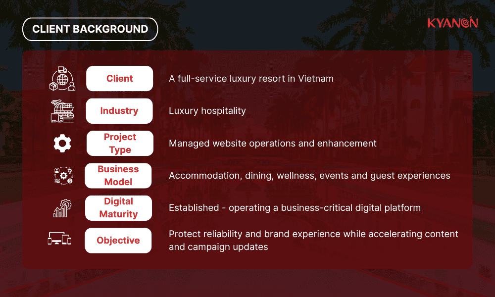 client-background-of-case-study-managed-services-improve-reliability-for-a-resort-in-vietnam-kyanon-digital